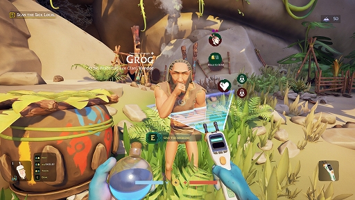 画像ギャラリー No.002のサムネイル画像 / 異星の学者となり，原始人と協力して地球の植物を調査。オープンワールドサバイバル「ASTROBOTANICA」，早期アクセス版を配信開始