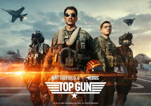 画像ギャラリー No.004のサムネイル画像 / 「Battlefield 6」×「トップガン」コラボ,ゲームモードの紹介動画を公開。敵航空母艦の撃破を目指す32対32のゲームモードが登場