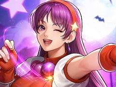 「THE KING OF FIGHTERS ドットバトル」高校生アイドル「麻宮アテナ」が参戦。ハロウィンイベントも開催中