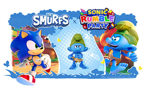 画像ギャラリー No.001のサムネイル画像 / 「ソニックランブル」,THE SMURFSとのコラボイベントを3月16日に開始