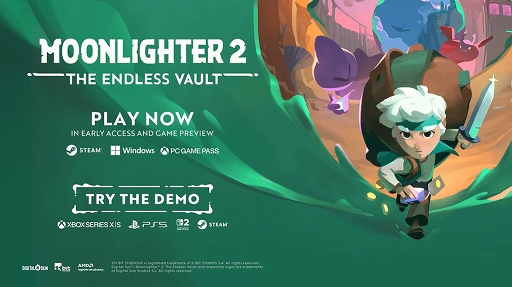 画像ギャラリー No.001のサムネイル画像 / ダンジョンクロウラー「Moonlighter 2: The Endless Vault」の正式ローンチが9月2日に決定。正式版では新武器やエンドコンテンツを追加