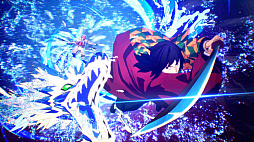 画像ギャラリー No.006のサムネイル画像 / 「鬼滅の刃 ヒノカミ血風譚2」，有償DLC「冨岡義勇（無限城編）」キャラクターパックを3月12日に配信。“柱”のひとりで，水柱の称号を持つ