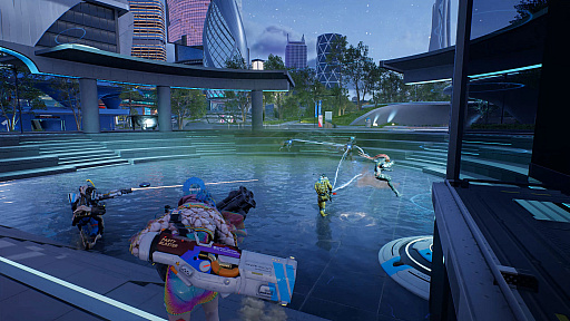 画像ギャラリー No.011のサムネイル画像 / ［プレイレポ］秒単位で時を管理する未来なTPS来たれり。「Time Takers」は，時間を奪い合ってレベルアップする新感覚シューター