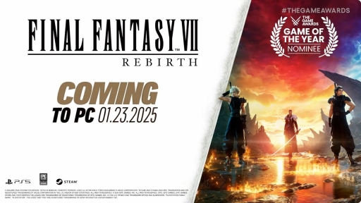 FF7ᥤ2ƤPCǤĤо졣FINAL FANTASY VII REBIRTHס2025ǯ123SteamEpic Gameȥǥ꡼