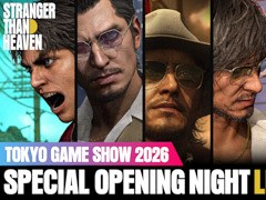 「STRANGER THAN HEAVEN」，特別番組「TGS2026スペシャルオープニングナイトライブ」を9月16日に配信