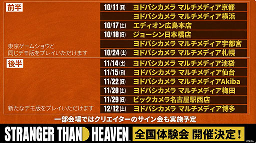 画像ギャラリー No.001のサムネイル画像 / 「STRANGER THAN HEAVEN」全国体験会を，10月11日より前後半に分けて開催［TGS2026］