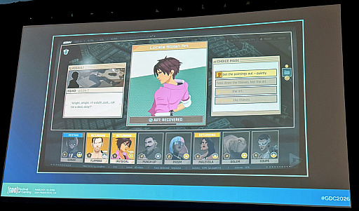 画像ギャラリー No.017のサムネイル画像 / 下火と見られた物語重視のエピソディックゲームは，どのように“今のヒット作”となったのか。話題のヒーロー派遣ゲーム「Dispatch」が生まれるまで［GDC 2026］