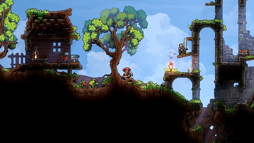 画像ギャラリー No.001のサムネイル画像 / ピクセルアートで描かれる地下世界を開拓。サイドビュー型マルチプレイADV「KYORA」，Steamウィッシュリスト登録者数が50万人を突破