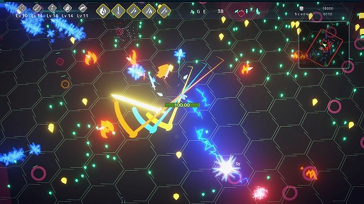 画像ギャラリー No.005のサムネイル画像 / 人体をウイルスや細菌から守るローグライクACT「ウイルスハンター」，Steamで正式リリース。全武器・ステージ開放し，合成武器システムを実装