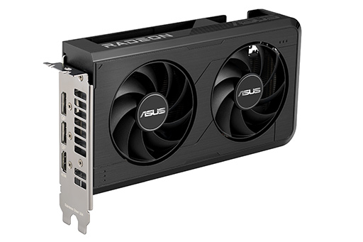 画像ギャラリー No.003のサムネイル画像 / デュアルファン仕様でカード長約203mmのRadeon RX 9050搭載カードがASUSから登場