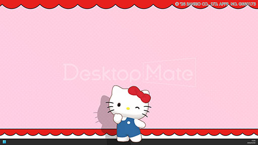 画像ギャラリー No.003のサムネイル画像 / 「Desktop Mate」，サンリオキャラクターズのDLCを3月5日にリリース。ハローキティ，シナモロール，クロミら6種をラインナップ