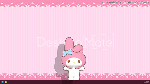 画像ギャラリー No.027のサムネイル画像 / 「Desktop Mate」，サンリオキャラクターズのDLCを3月5日にリリース。ハローキティ，シナモロール，クロミら6種をラインナップ