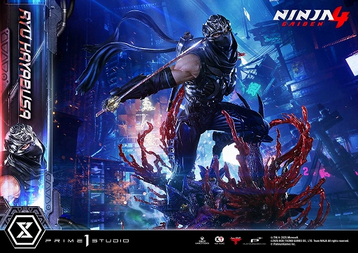 画像ギャラリー No.002のサムネイル画像 / 「NINJA GAIDEN 4」リュウ・ハヤブサの1/4スケールスタチューが登場。DX ボーナス版には「蛇骨門」を装備した両手パーツも付属