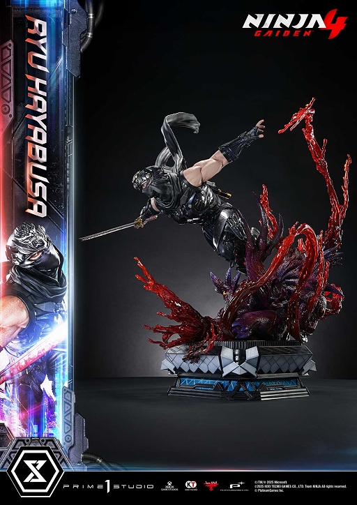 画像ギャラリー No.004のサムネイル画像 / 「NINJA GAIDEN 4」リュウ・ハヤブサの1/4スケールスタチューが登場。DX ボーナス版には「蛇骨門」を装備した両手パーツも付属
