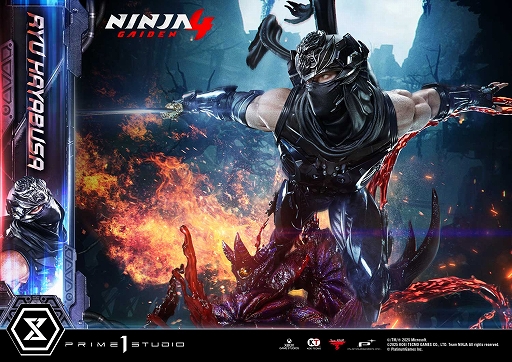 画像ギャラリー No.017のサムネイル画像 / 「NINJA GAIDEN 4」リュウ・ハヤブサの1/4スケールスタチューが登場。DX ボーナス版には「蛇骨門」を装備した両手パーツも付属