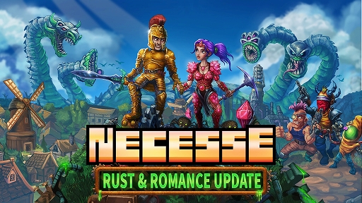 画像ギャラリー No.001のサムネイル画像 / 週末限定の無料プレイも開催中。「Necesse: ネセス」，新たなバイオームや住民の個性を追加する大型アップデート“錆とロマンス”をリリース