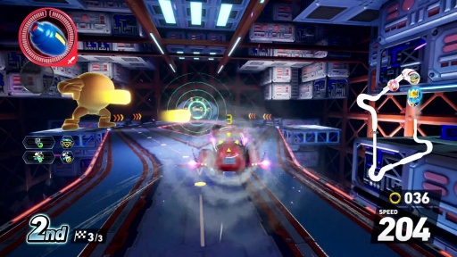 画像ギャラリー No.020のサムネイル画像 / ［プレイレポ］「ソニックレーシング クロスワールド」に青きヒーロー，ロックマン参戦。新しいアイテムとコースをひっさげ，ブルースと共に駆け抜ける