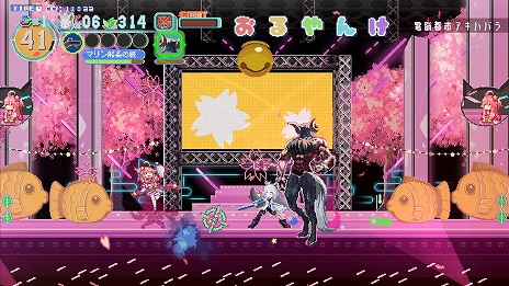 画像集 No.007のサムネイル画像 / 白上フブキさんが戦う「FUBUKI 〜zero in on Holoearth〜」,発売日を4月13日に決定。ホロライブ・オルタナティブが題材の新作2Dアクション
