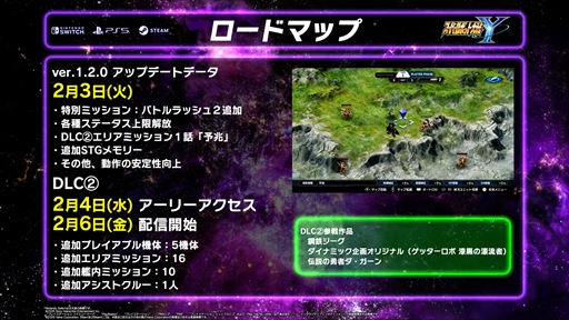 画像ギャラリー No.013のサムネイル画像 / 「スーパーロボット大戦Y」のDLC2.が2026年2月6日に配信。「鋼鉄ジーグ」「ゲッターロボ 漆黒の漂流者」「伝説の勇者ダ・ガーン」が参戦