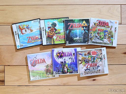 画像ギャラリー No.020のサムネイル画像 / リンクとゼルダの物語は,1枚の黄色いディスクから始まった。初代「ゼルダの伝説」と歴代シリーズのパッケージで祝う40周年