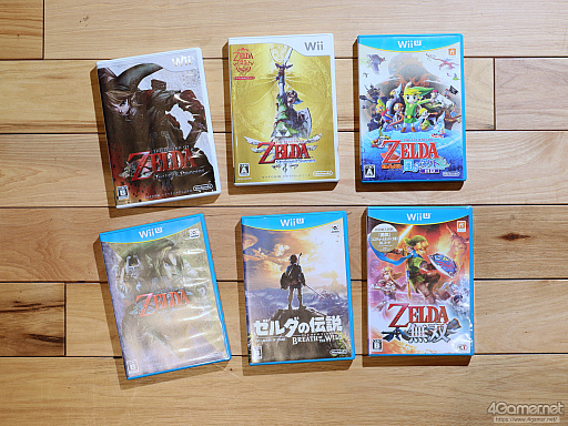 画像ギャラリー No.022のサムネイル画像 / リンクとゼルダの物語は,1枚の黄色いディスクから始まった。初代「ゼルダの伝説」と歴代シリーズのパッケージで祝う40周年
