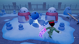 画像ギャラリー No.004のサムネイル画像 / 「オバケイドロ2」,冬模様マップ第2弾を本日18:00に配信。大雪に見舞われたオバケノ運動場で隠れたニンゲンを見つけ出そう