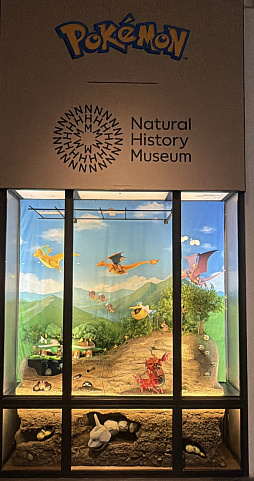 画像ギャラリー No.008のサムネイル画像 / 書籍「ポケモン生態図鑑」初のポップアップショップをロンドン自然史博物館で開催。大型ジオラマを展示中