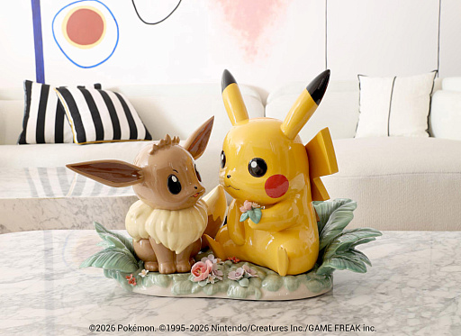 画像ギャラリー No.001のサムネイル画像 / ピカチュウ＆イーブイの100万円のオブジェが登場。288体限定制作となる精緻な作品