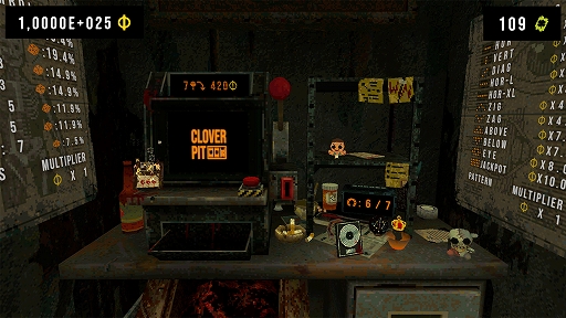 画像ギャラリー No.004のサムネイル画像 / ホラースロットゲーム「CloverPit」，初のDLC「Unholy Fusion」を配信開始。「手術マシン」でチャームを合成し，強力な装飾品に作り変えられる