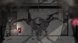 画像ギャラリー No.010のサムネイル画像 / ボールペンで描かれたキャラクターたちが，不気味な怪物がはびこる暗闇世界で旅をする。PC版「HINO」，Steamストアページを公開