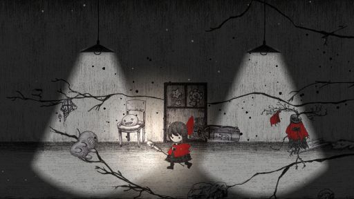 画像ギャラリー No.012のサムネイル画像 / ボールペンで描かれたキャラクターたちが，不気味な怪物がはびこる暗闇世界で旅をする。PC版「HINO」，Steamストアページを公開
