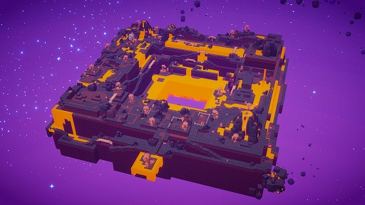 画像ギャラリー No.002のサムネイル画像 / 宇宙ライフシム「星のパーティータイム」，新探索エリア「熔岩惑星」を公開。立体地形とマグマが特徴の灼熱フィールドを紹介