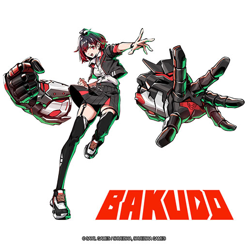 画像ギャラリー No.002のサムネイル画像 / 学園SFと闘球を融合した球技バトルアクション「BAKUDO」，体験版を2月に公開。主要キャラクター「ユリア」「イーヴィ」のビジュアルも解禁