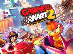 猫キャラ漫画のガーフィールドと仲間たちがカートレースに挑む。「Garfield Kart 2 - All You Can Drift」,9月10日に発売決定
