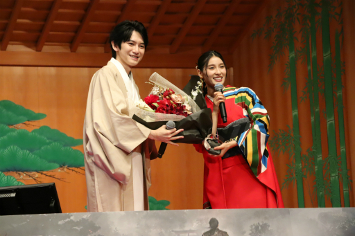 画像ギャラリー No.014のサムネイル画像 / 「仁王3」完成発表会をレポート。土屋太鳳さんが演じる卑弥呼は時空を超えてさまざまな姿で登場,本郷奏多さんが演じる国松は“闇落ちするワケあり”の人物?