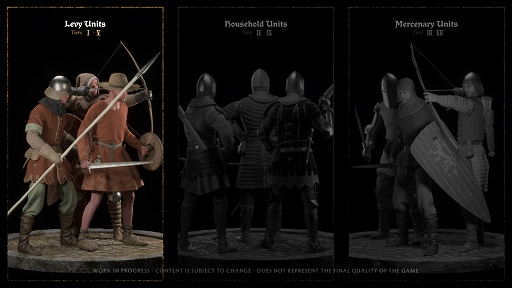 画像ギャラリー No.003のサムネイル画像 / 「Chronicles: Medieval」の最新開発者ビデオダイアリーが公開。ヨーロッパ中世史に基づく軍勢編制を紹介