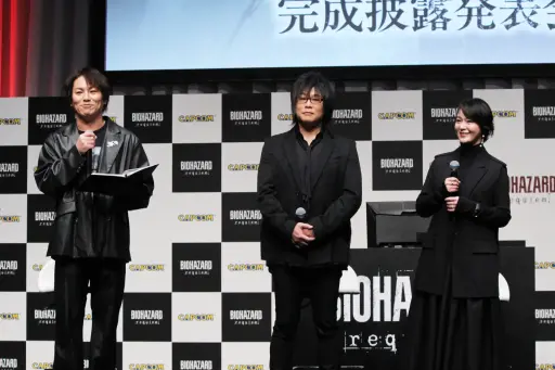 画像ギャラリー No.013のサムネイル画像 / グレース役・貫地谷しほりさんがサプライズ登場。夢グループとのコラボ経緯も明かされた「バイオハザード レクイエム 完成披露発表会」レポート