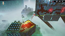 画像ギャラリー No.012のサムネイル画像 / ［プレイレポ］「Super Meat Boy 3D」試遊会レポート。グロかわいい世界が3Dに進化し，ミートボーイが彼女を救う旅で死にまくる