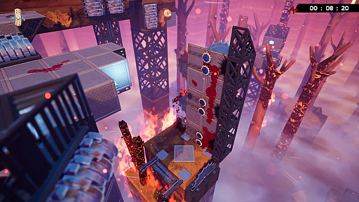 画像ギャラリー No.015のサムネイル画像 / ［プレイレポ］「Super Meat Boy 3D」試遊会レポート。グロかわいい世界が3Dに進化し，ミートボーイが彼女を救う旅で死にまくる