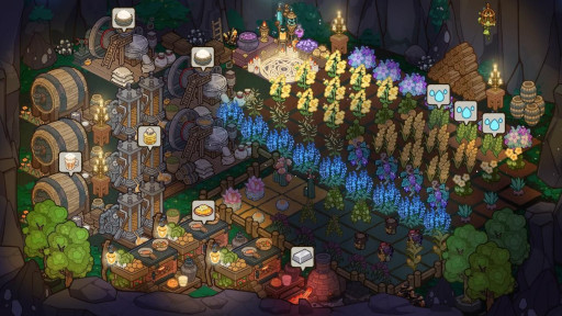 画像ギャラリー No.004のサムネイル画像 / 「夜明けの笛吹き者」，体験版をSteamでリリース。個性豊かな美少女たちと錬金工房を経営しよう