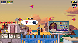 画像ギャラリー No.005のサムネイル画像 / 「探偵ドットソン」，DL版が25％オフになるセールを実施中。インドを舞台に，映画スターを夢見る探偵が父の死の謎を追うミステリーADV