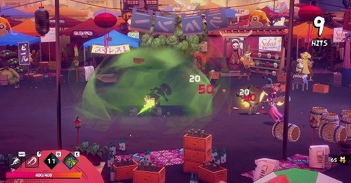 画像ギャラリー No.007のサムネイル画像 / 2.5DローグライクACT「Mexican Ninja」，ゲームプレイトレイラーを公開。狂暴なボスが立ちはだかるナルコス×ヤクザの支配を打ち破れ！