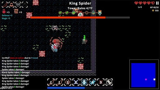画像ギャラリー No.006のサムネイル画像 / 「Delve Survivors: A Dungeon Roguelike」，Steam版を11月12日発売。9つのメインダンジョンと100階の「The Abyss」を収録