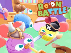 最大6人で挑む対戦ACT「Roombattle」本日リリース。突起物を装着したお掃除ロボットを操作し，敵のお尻の風船を割っていこう