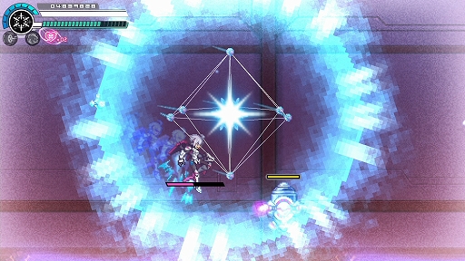 画像ギャラリー No.010のサムネイル画像 / 「蒼き雷霆 ガンヴォルト トライアングル エディション」,大型無償アップデートVer.1.3.0を実施。スピードランモード「CONNECT X」を実装