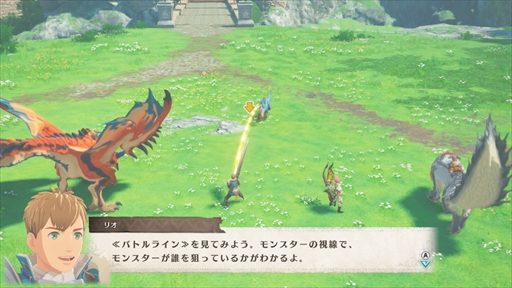 画像ギャラリー No.009のサムネイル画像 / ［プレイレポ］「モンスターハンターストーリーズ3　〜運命の双竜〜」，爽快感が増したバトルや新たなオトモン育成などを体験