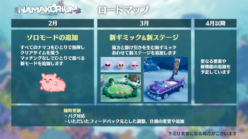 画像ギャラリー No.002のサムネイル画像 / ナマコが主役の協力型RTS「NAMAKORIUM」，アーリーアクセス版をSteamでリリース。開発ロードマップを公開し，クラウドファンディングを更新