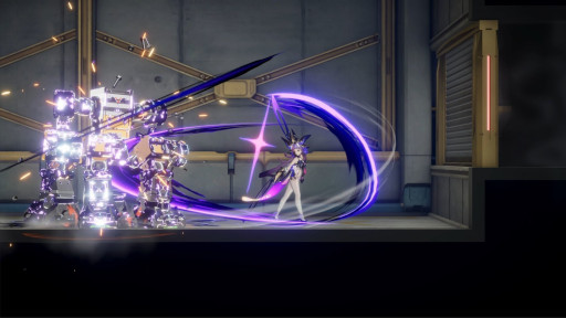 画像ギャラリー No.004のサムネイル画像 / アニメ調メトロイドヴァニア「少女と学園城」，Steamでリリース。攻防一体の戦闘システムやLive2Dで描かれる美少女キャラクターが魅力