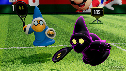 画像ギャラリー No.008のサムネイル画像 / 今度のマリオテニスは,ラケット次第で試合の流れが変わる! シリーズ最多キャラ&遊びもストーリーも充実した「マリオテニス フィーバー」を紹介