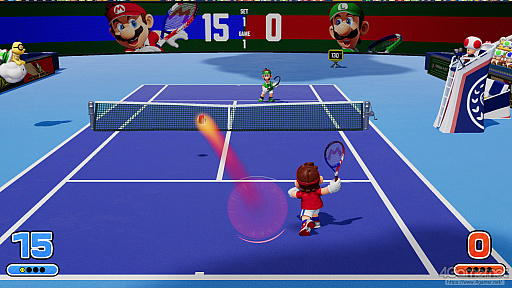 画像ギャラリー No.016のサムネイル画像 / 今度のマリオテニスは,ラケット次第で試合の流れが変わる! シリーズ最多キャラ&遊びもストーリーも充実した「マリオテニス フィーバー」を紹介